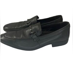 Robert Wayne black leather Randy loafers